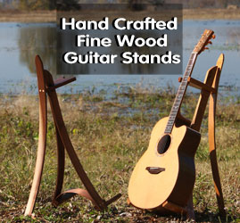 Custom Wooden Guitar Stands